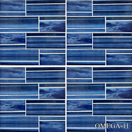 Fujiwa Tile Omega–11 Blue Horizon
